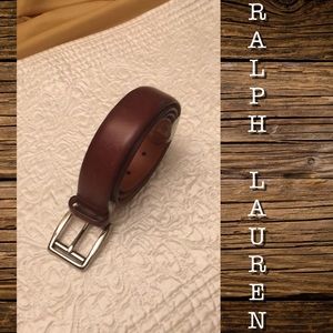 Ralph Lauren brown leather Belt